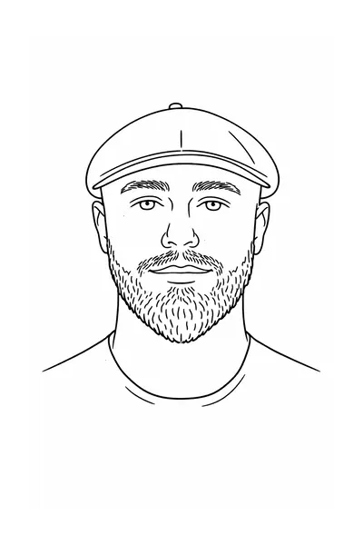 Портрет скетчбота — рисунок по фотографии с помощью нейросети