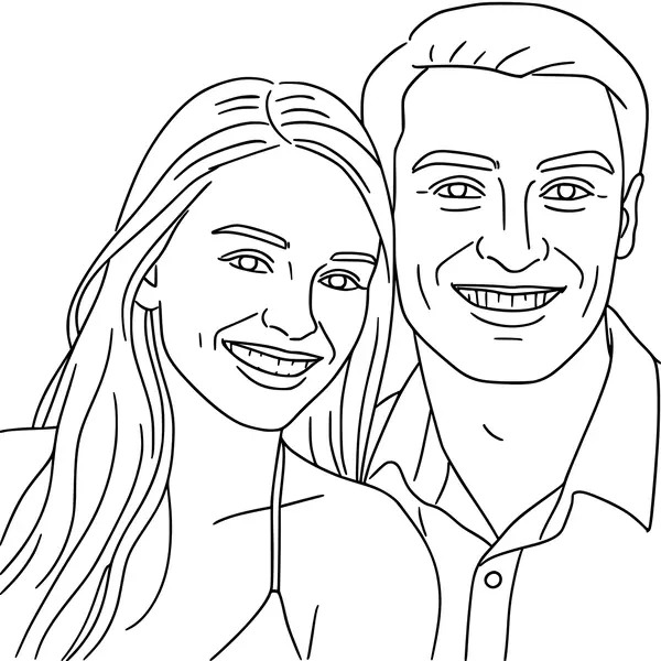 Портрет скетчбота — скетч с корпоративного мероприятия